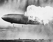 Oh, the humanity! The Hindenburg goes down in flames